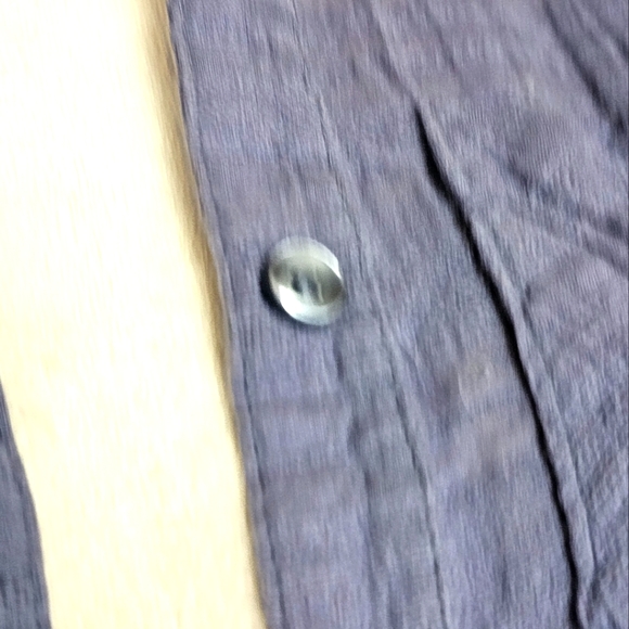 Aeropostale Blue Button-Up Top XSmall women's - Picture 6 of 14